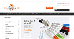 Desktop Screenshot of lecadeau-ce.com
